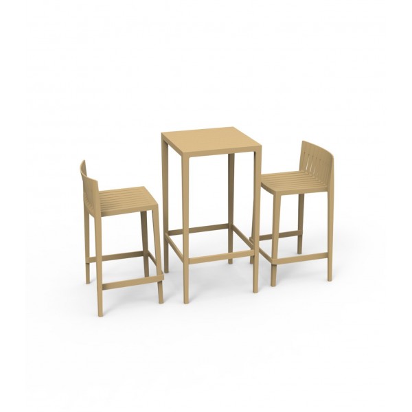 Spritz Set 2 Taburetes + Mesa Alta