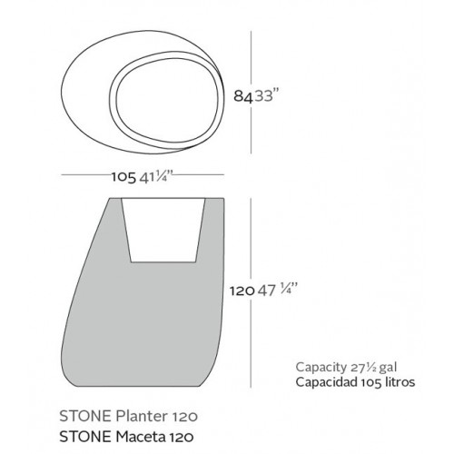 Stone Macetero XL  2