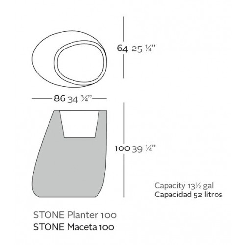 Stone Macetero L 2