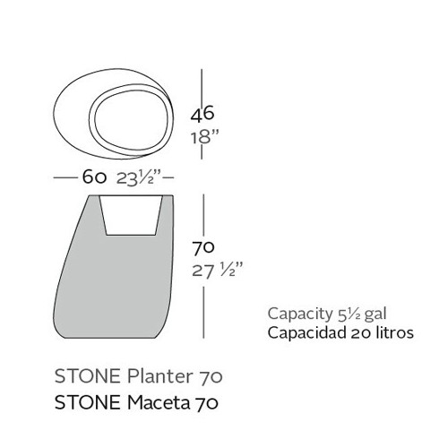 Stone Macetero M 2