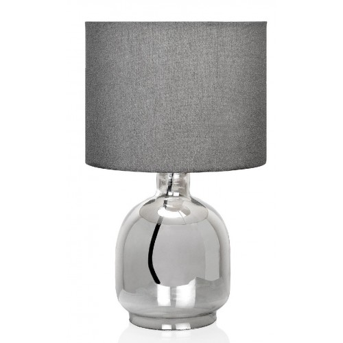 Lámpara Vidrio Gris