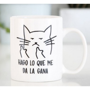 Taza Gato Macarra