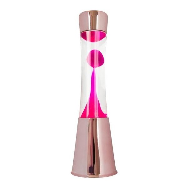 Lámpara de lava Oro Rosa