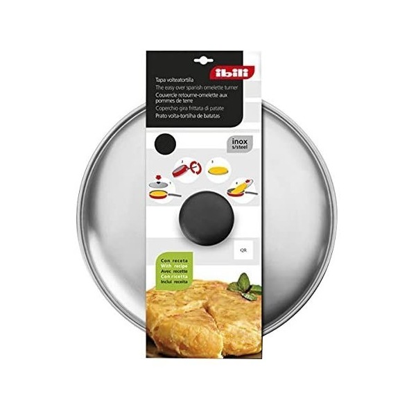 Tapa Volteatortillas Inox 30cm