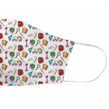 Mascarilla Infantil Back To School