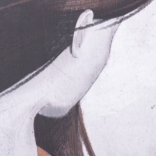 Cuadro Mujer Naranja 2