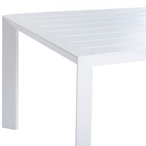 Mesa Exterior Aluminio Blanco 180