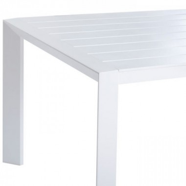 Mesa Exterior Aluminio Blanco 180