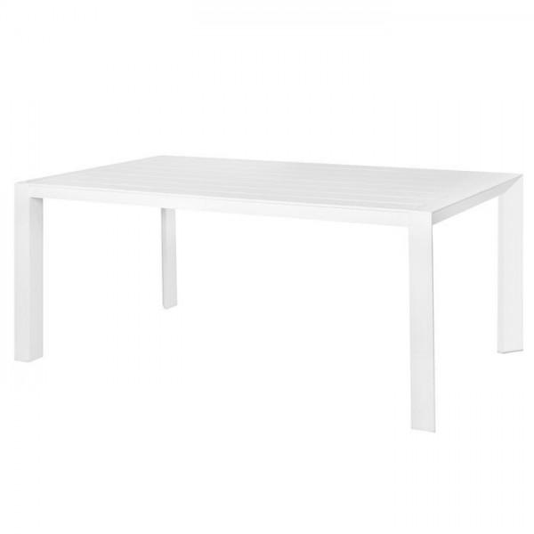 Mesa Exterior Aluminio Blanco 180