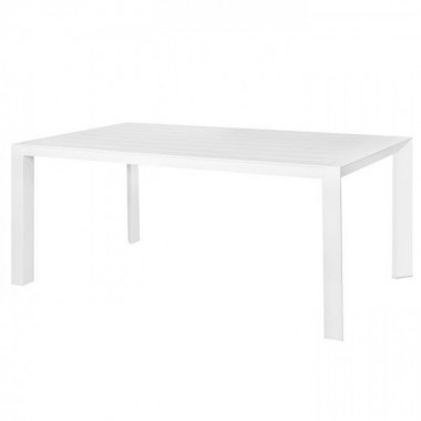 Mesa Exterior Aluminio Blanco 180