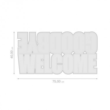 Felpudo Welcome-Goodbye