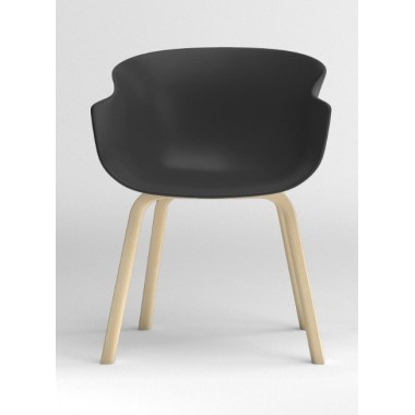 Silla Bai Pies Madera