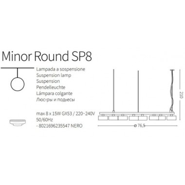 Lámpara Minor Round