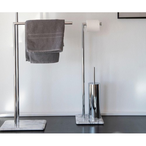 Toallero Mármol-Cromo 2