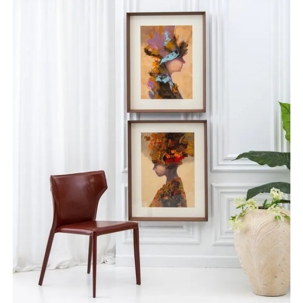 Cuadro Mujer Perfil Set 2