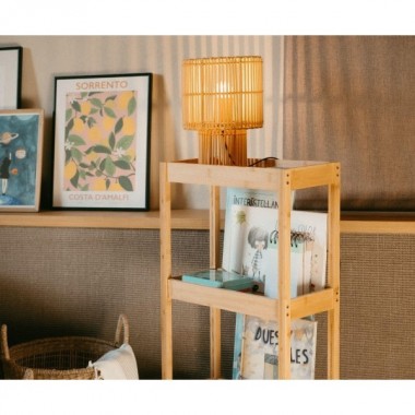 Carro 3 Estantes Bambú