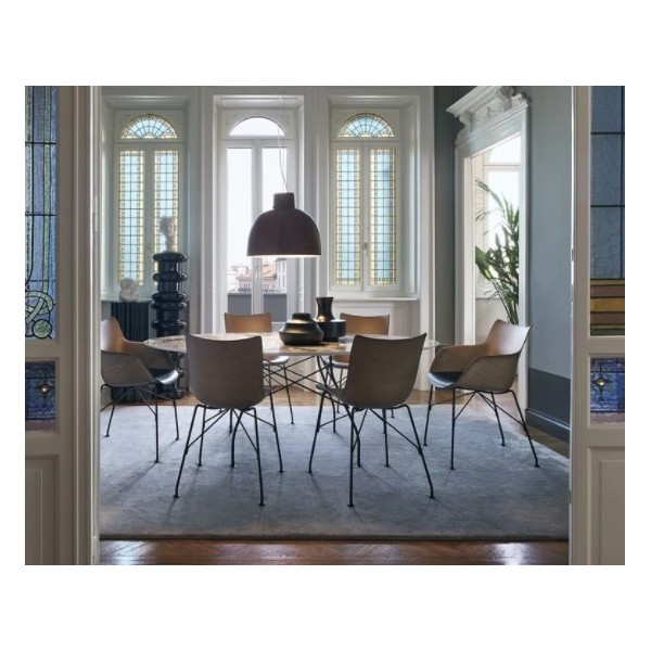 Silla P/Wood Cromada Kartell