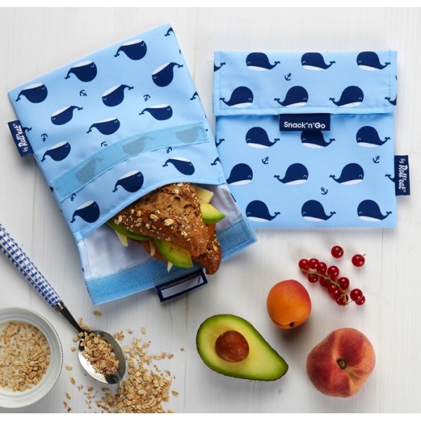 Porta Alimentos Snack Whales