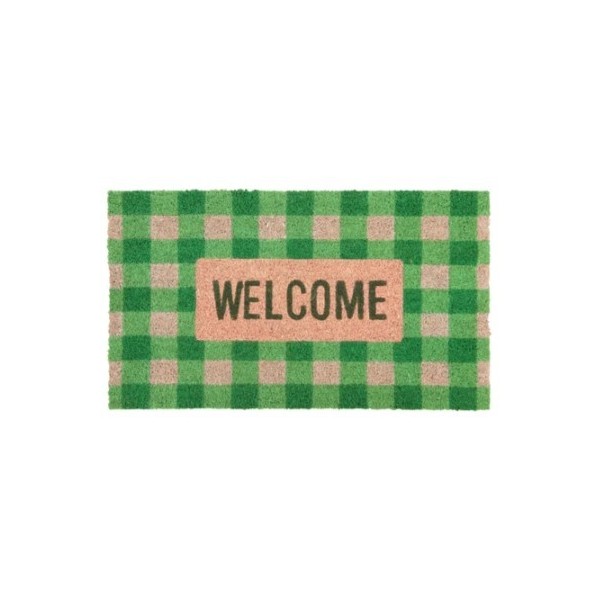 Felpudo Welcome Cuadros Vichy