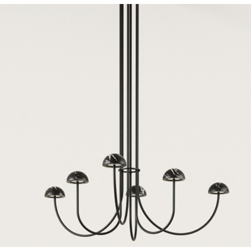 Dussa  Lámpara Techo Negra