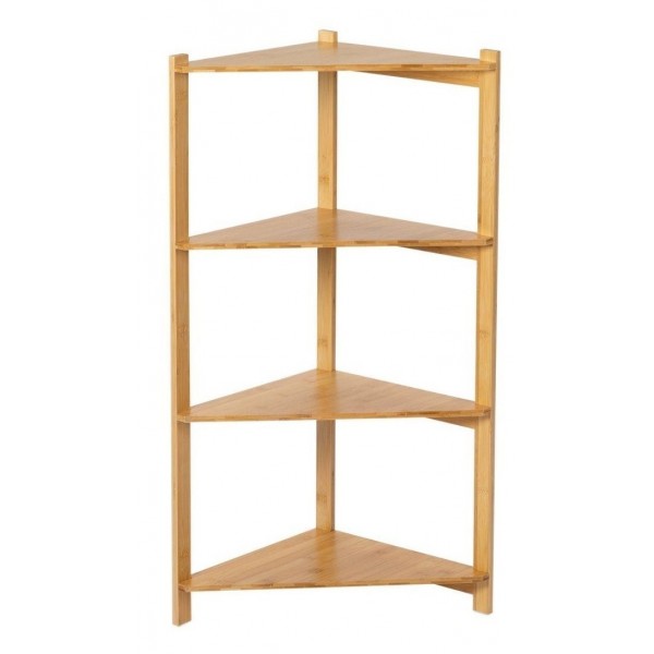 Estantería Esquinera Bambú