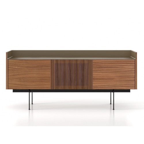 Aparador Stockholm 3 Puertas Nogal 2