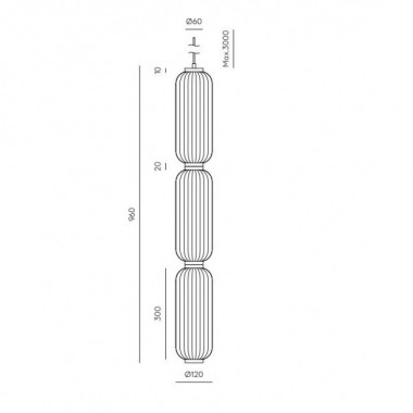 Elma Lámpara Techo H