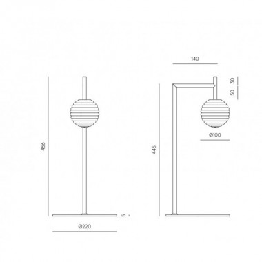 Doul Lámpara de Sobremesa