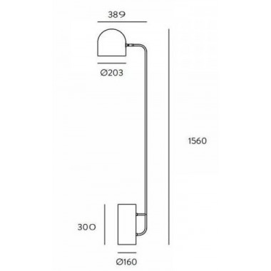 Luca Lámpara de Pie