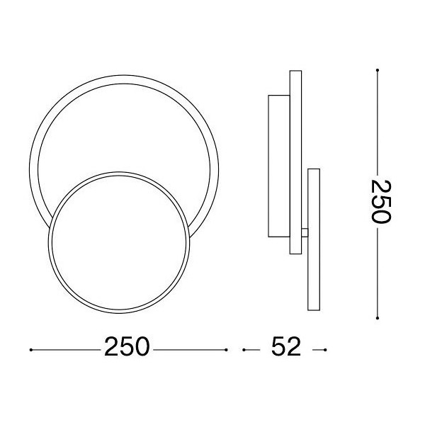 Pouche  Round Aplique