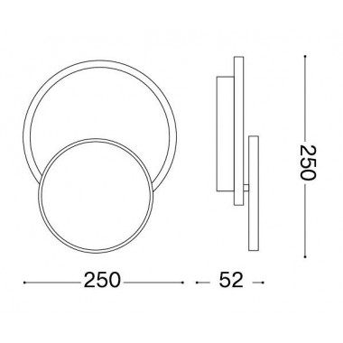 Pouche  Round Aplique