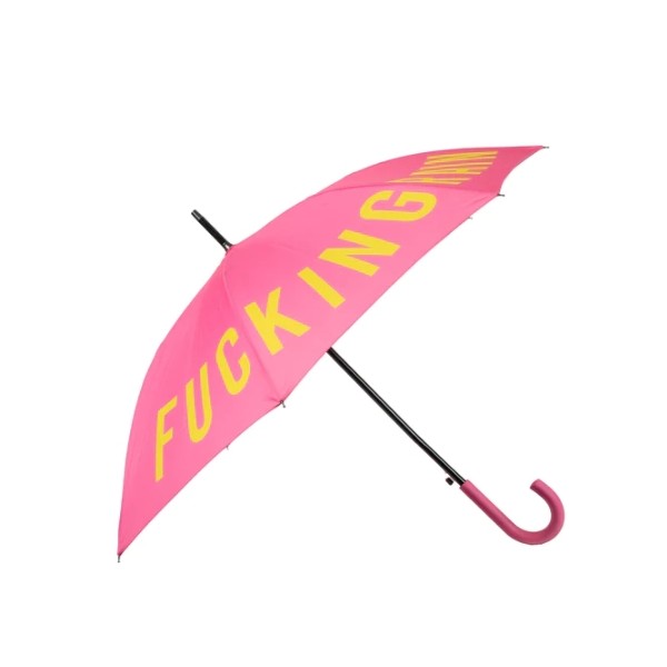 Paraguas Fucking Rain Rosa