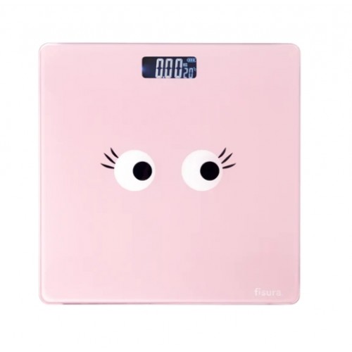Báscula Baño Ojos Rosa