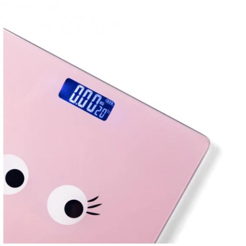 Báscula Baño Ojos Rosa 2