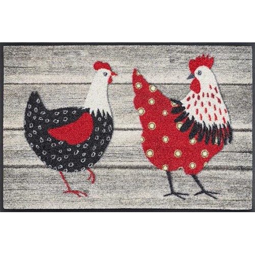 Felpudo Granja Pollos