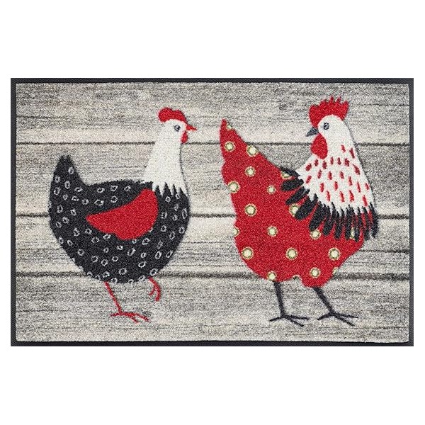 Felpudo Granja Pollos