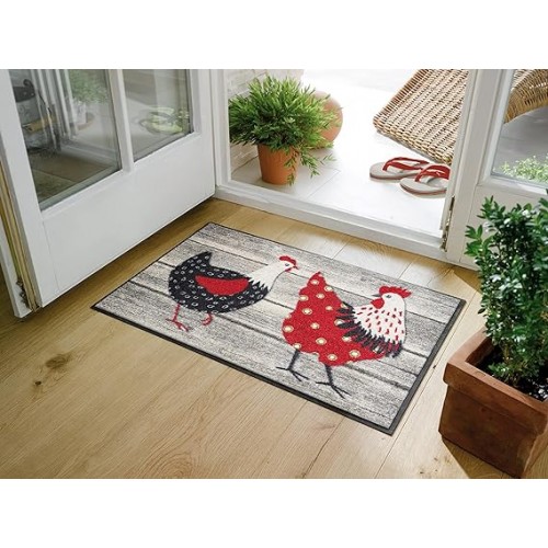 Felpudo Granja Pollos 2