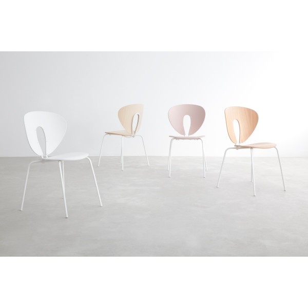 Silla Globus Estructura Blanca Stua