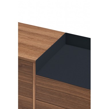 Aparador Valley 3 Puertas Nogal