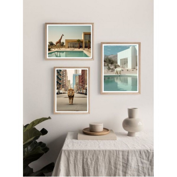 Lámina Urban Zoo 01