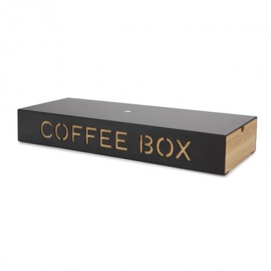 Coffee Box  Metal-Bambú