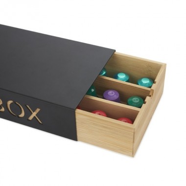 Coffee Box  Metal-Bambú