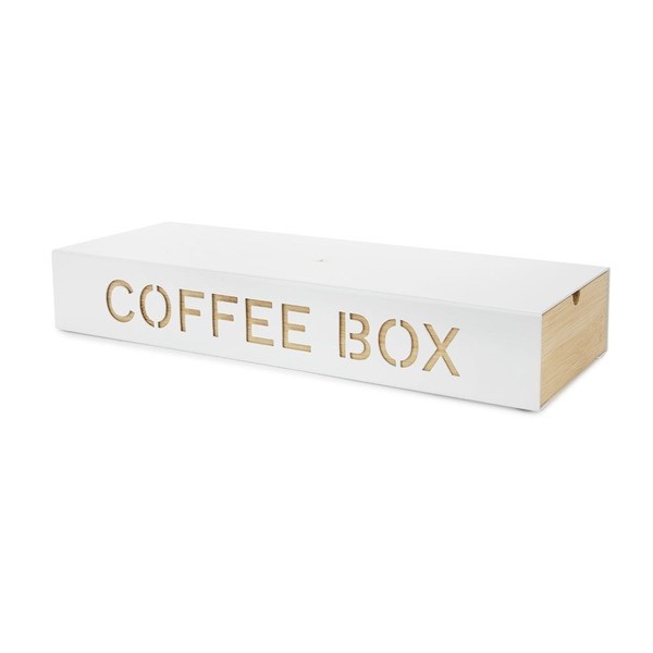 Coffee Box  Metal-Bambú