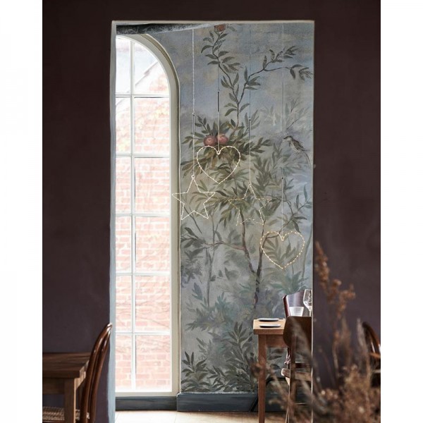 Colgante Corazón 40 Led Dorado