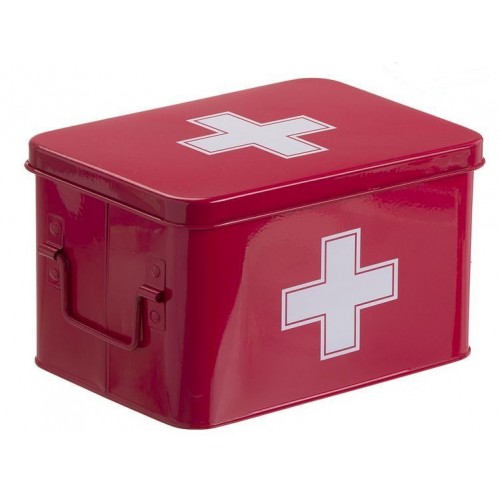 Botiquín Metal Rojo