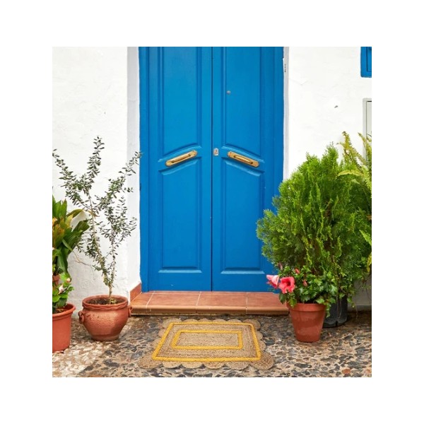 Felpudo Yute Amarillo