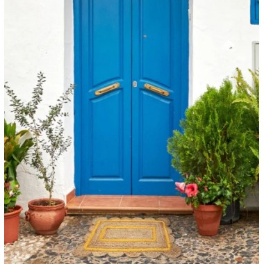 Felpudo Yute Amarillo