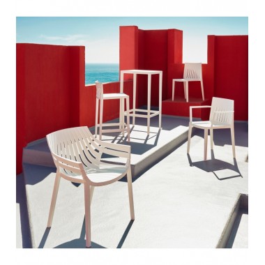 Spritz Set 2 Taburetes + Mesa Alta