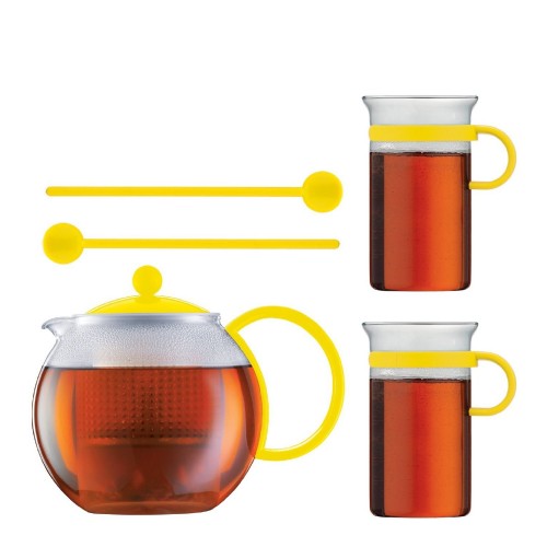 Juego de té Assam Rosa Bodum