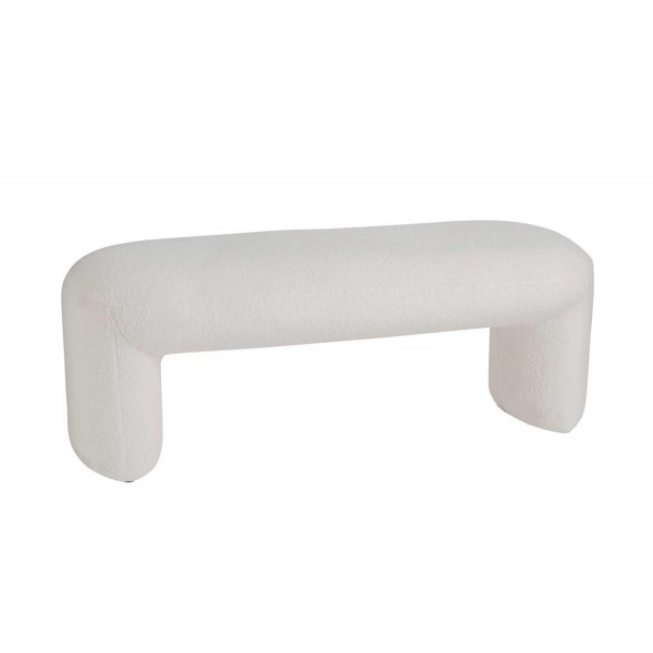 Banco Bouclé Blanco